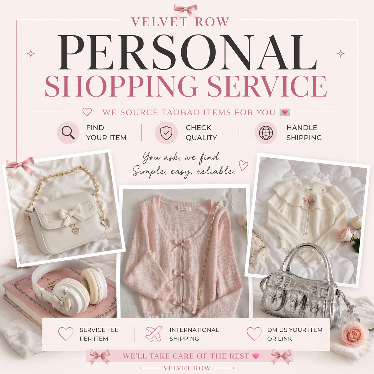 Personal Shopping Service 🎀